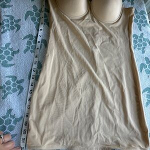 slip dress beige womens large